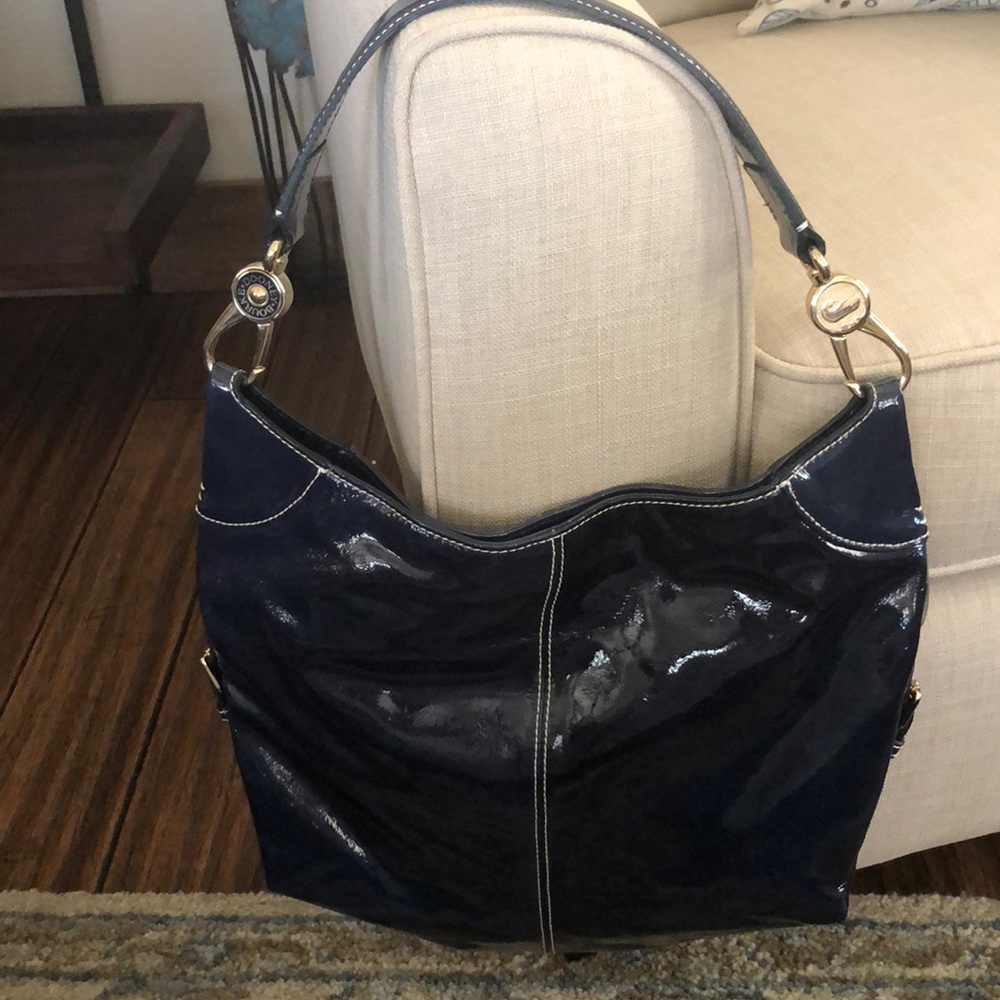 Dooney & Bourke Blue Shoulder Bag - Picture 4 of 8